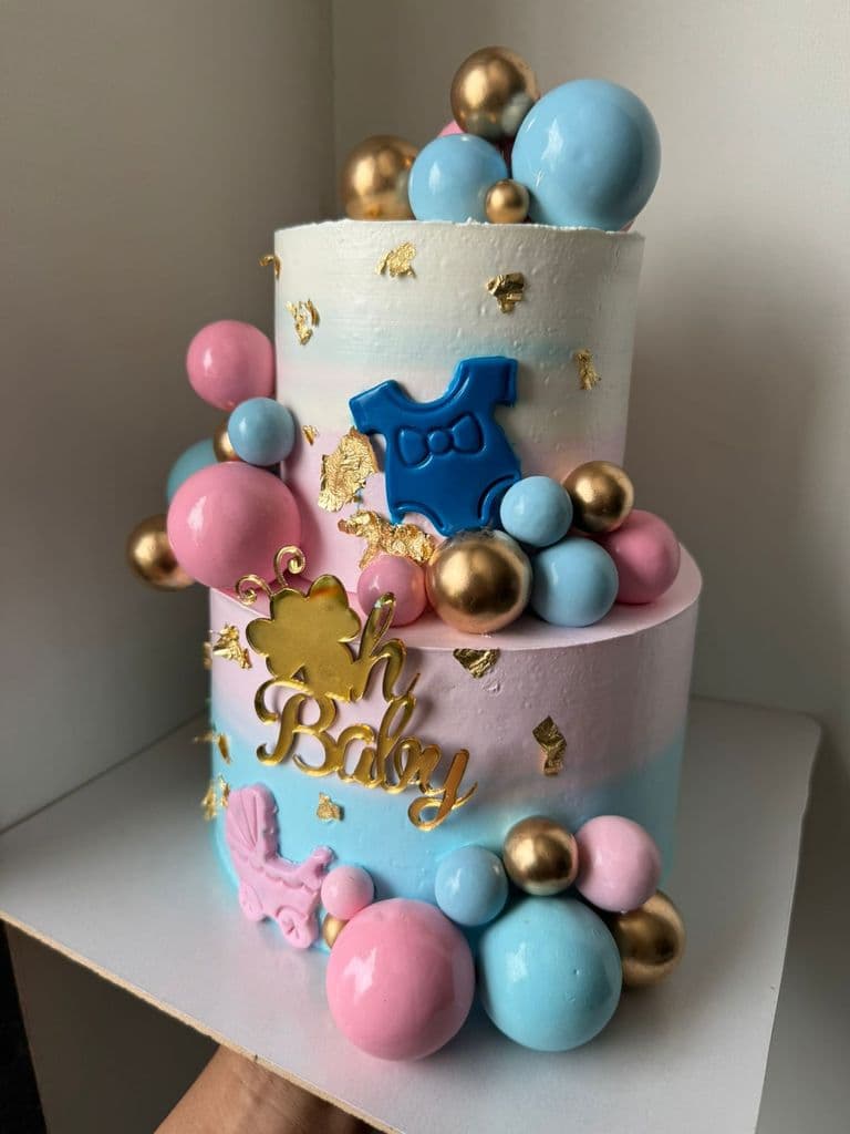 Baby Shower Cake 👶 - 1