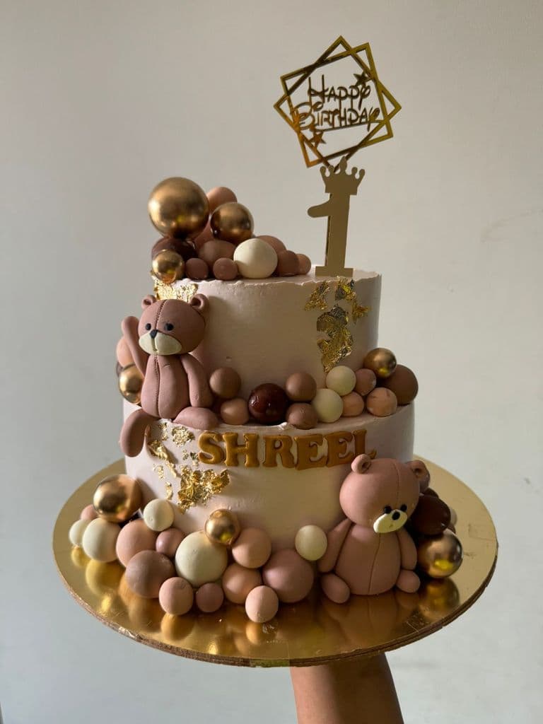 Teddy Cake 🧸 - 1